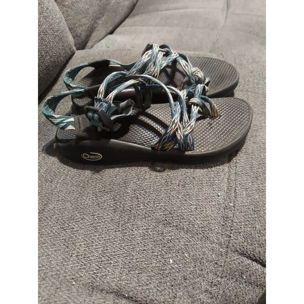 Chaco Sandals Womens 8‎ ZX/2 Classic Hiking Strappy Multicolor Comfort Toe-Loop